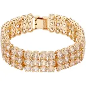Faina Armband rose-goud / transparant