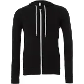 Canvas CV3739 Unisex Poly-Cotton Fleece Full-Zip Hoodie