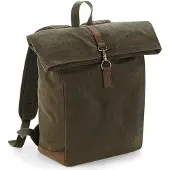 Quadra QD655 Heritage Waxed Canvas Backpack