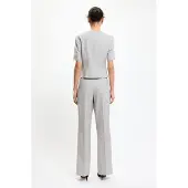 BENU Lichtegrijze blazer met korte mouwen