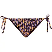 LASCANA Bikinibroek 'Lavista' lila / oranje / zwart