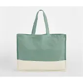 Westford Mill WM858 EarthAware Organic Contrast Shopper