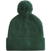 Beechfield Fan Patch Beanie - Bottle Green - One Size