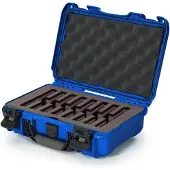 Nanuk 909 koffer met schuim voor 8 messen, blauw