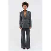 BENU Dames Grijze Getailleerde Blazer