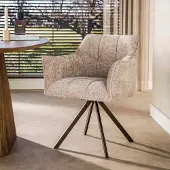 Hoyz Collection eetkamerstoel raster - 60x63x81 cm set van 2