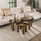 Hoyz Collection salontafel eclipse s antiek finish