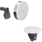Hansgrohe afvoer- en overloopset, compleet, Exafill, chroom, hoogglans, 1 stuk.