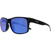 Atum Waterhouse C2 glanzend zwarte blauwe spiegelzonnebril