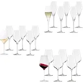 Stölzle Wein- und Sektgläser Quatrophil Set van 18