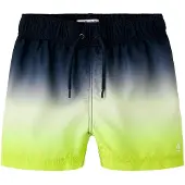 Name it Zwemshorts 'NMMZOCCAS' donkerblauw / limoen