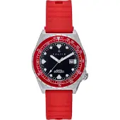 Nautis Baltic Band horloge met datum - kastanjebruin