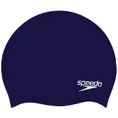 Speedo Plain Moulded Silicone Junior Badmuts - Marine