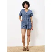 FRNCH Adila playsuit gestreept