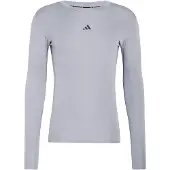 Adidas Functioneel shirt 'TECHFIT Compression Training Long Sleeve' grijs / zwart