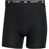 Adidas Sportbroek 'TECHFIT HYBRID SHORT' zwart / wit