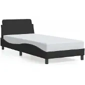 vidaXL Bedframe Dover zwart 90x190 cm fluweel