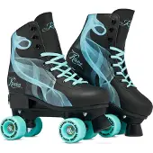 Raven Serena verstelbare rolschaatsen zwart/mint maat 35-38