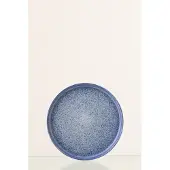 J-Line bord Luna - keramiek - blauw - small