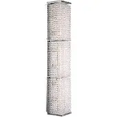 Globo Wandlamp acryl kristallen helder chroom licht CALOY