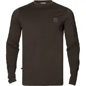 Härkila - Base All Season L/S T-Shirt - Merinoshirt 3XL, bruin