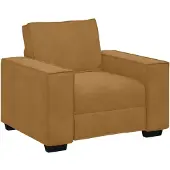 vidaXL Sofastoel Bruin 100x78x84 cm Fluweel