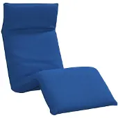 vidaXL Ligstoel inklapbaar 175x54x8,5 cm oxford stof koningsblauwe