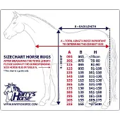 Harry's Horse Deken Thor 200gr Grijs - 115/155
