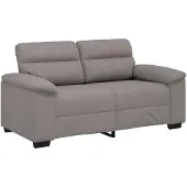 vidaXL 2-zitsbank Taupe 160x81x84 cm Stof