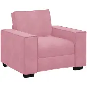vidaXL Sofastoel Roze 100x78x84 cm Fluweel