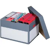 Smartboxpro Archiefdoos L grijs met deksel