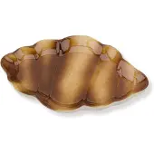 House Vitamin Plate croissant brown dolomite 20x13,5x3cm