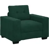 vidaXL Sofastoel Donkergroen 100x78x80 cm Fluweel