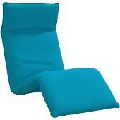 vidaXL Zonnebed, inklapbaar, lichtblauw, 175x54x8,5 cm, Oxford-stof
