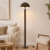 LumenXL Mushroom vloerlamp Alexi van metaal - bruin