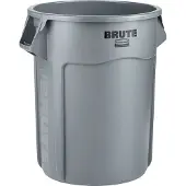 Rubbermaid Brute-afvalbak, rond, Ø 673 x H 838 mm, 208 l, kunststof, grijs