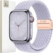 Tech-Protect Nylon Plus Apple Watch 42 / 41 / 40 Mm Bandje Paars
