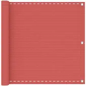 vidaXL Balkonscherm Terracotta 90 x 1000 cm HDPE en Aluminium