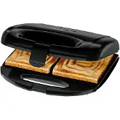 Clatronic ST 3814 sandwich maker 820 W Zwart