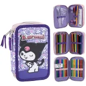 Cerdá Hello Kitty Little Rebel, gevulde pennenhouder, 3-laags