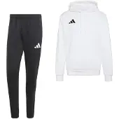 Adidas Entrada 26 Hoodie Joggingpak Wit Zwart