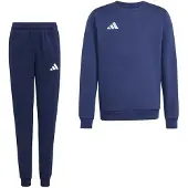 Adidas Entrada 26 Crew Sweater Joggingpak Kids Donkerblauw Wit