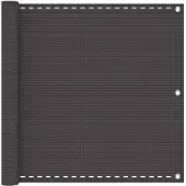 vidaXL Balkonscherm Rechthoekig 75 x 700 cm HDPE en Aluminium