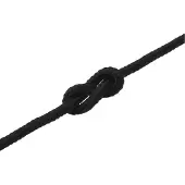vidaXL Boottouw 14 mm 6 m Zwart Polyester