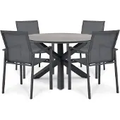 Lifestyle Garden Furniture Lifestyle Timo/Xento 120 cm dining tuinset 5-delig