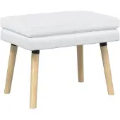 vidaXL Dubbel-laags bank Wit 60 x 40 x 46 cm Stof