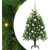vidaXL Kerstboom met 150 LED met standaard Groen 120 cm PE