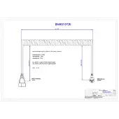 Bachmann CEE 7/7 (haaks) - CEE 7/3 (recht) stroom spiraal verlengkabel - 3x 1,50mm / zwart - 2 meter