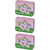 Flawa Junior Plast kinderpleisters metaalblik eenhoorn 3x20 St Verband