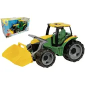 Lena Tractor Met Voorlader Jongens 62 X 22 Cm Groen/geel